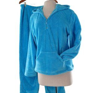 Cozy Fleece 2 pc Lounge Wear  Pullover Hoodie and Bottom Juniors Large